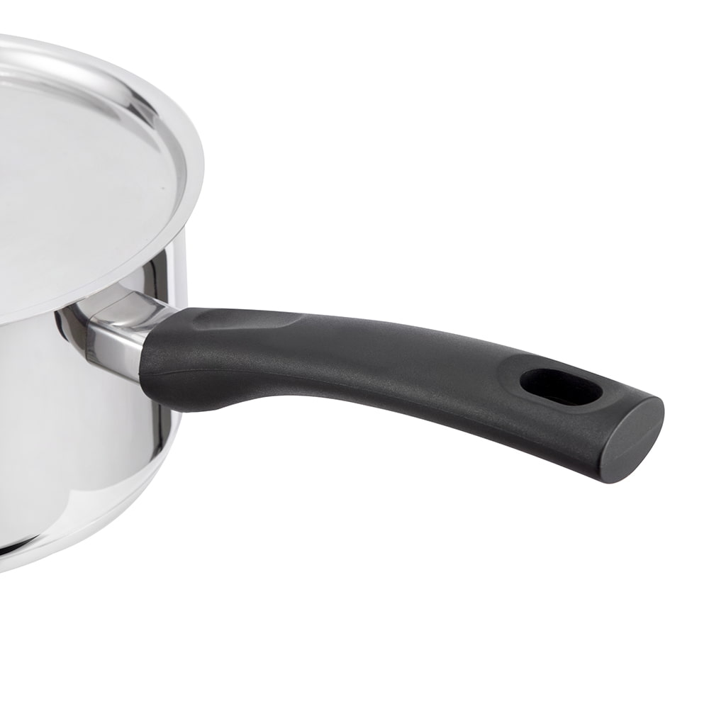 20*10CM Single handle 18/8 S/S lid saucepan JY-2010RS