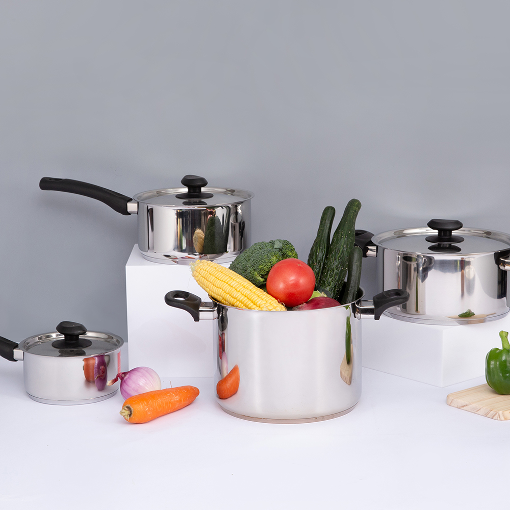 Stainless steel cookware set JY-RS-set