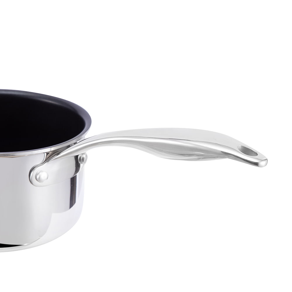 14*8.5CM Single long handle coated saucepan without lid JY-1485SNT