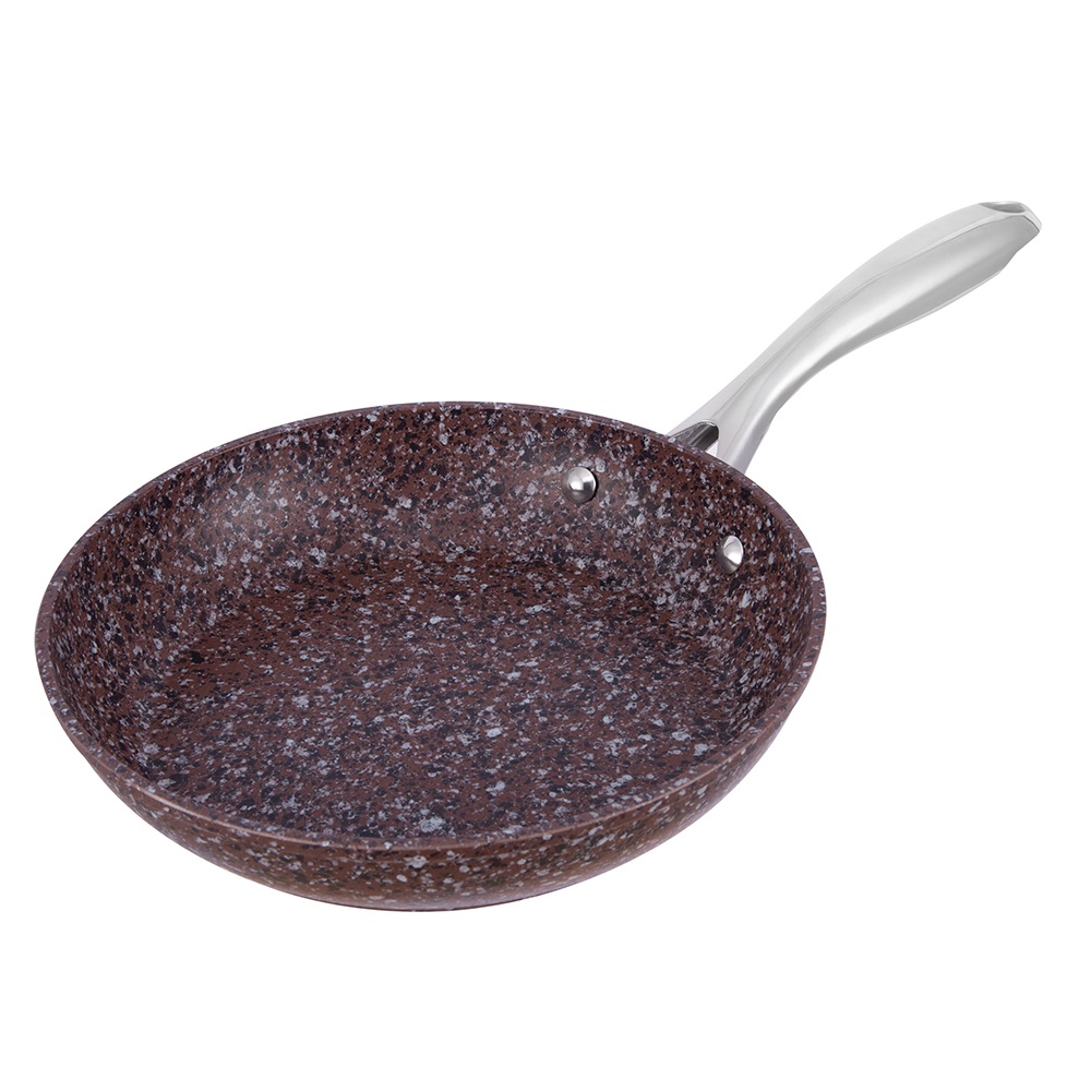 20*4.2cm granite coated non-stick aluminum frying pan without lid JY-HGYG-1-2042