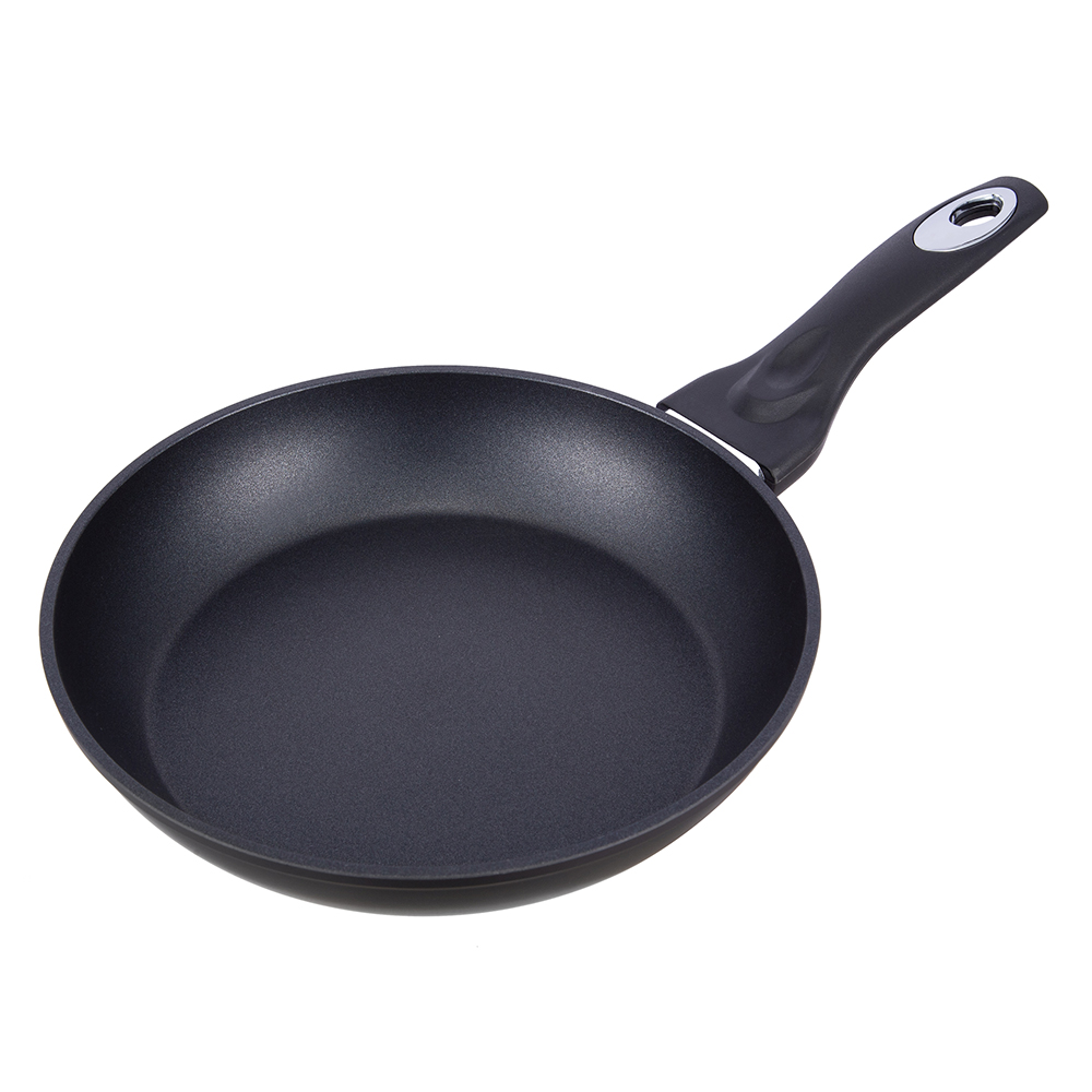 22*4.5cm black non-stick aluminum frying pan without lid JY-BF29-2-2245 