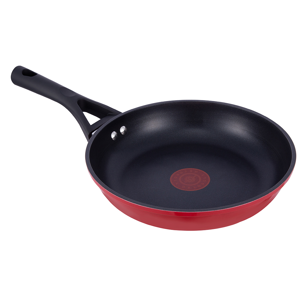 24*5.0cm non stick thermochromic spot aluminum frying pan without lid JY-HHDL22-2450