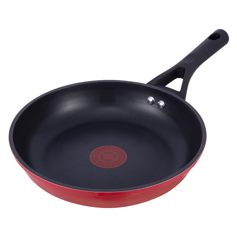 24*5.0cm non stick thermochromic spot aluminum frying pan without lid JY-HHDL22-2450