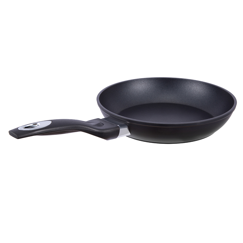 22*4.5cm black non-stick aluminum frying pan without lid JY-BF29-2-2245 