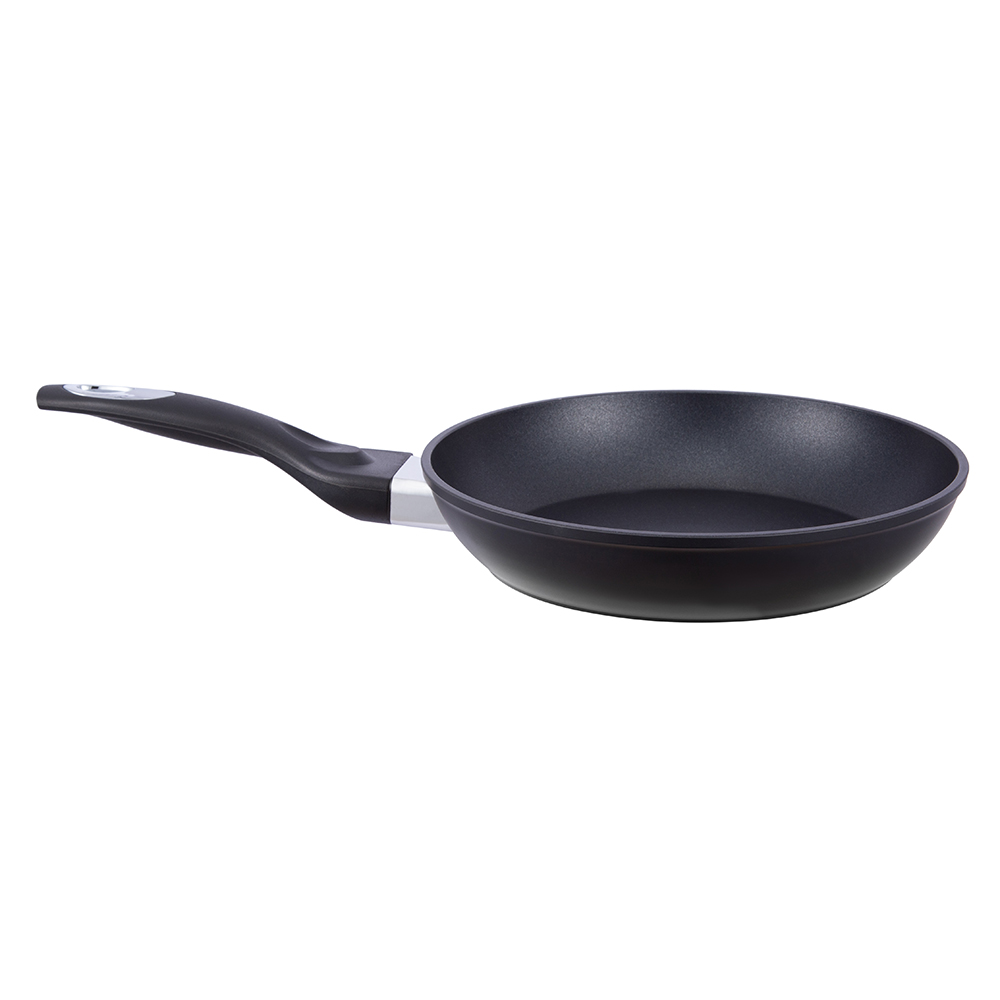 22*4.5cm black non-stick aluminum frying pan without lid JY-BF29-2-2245 